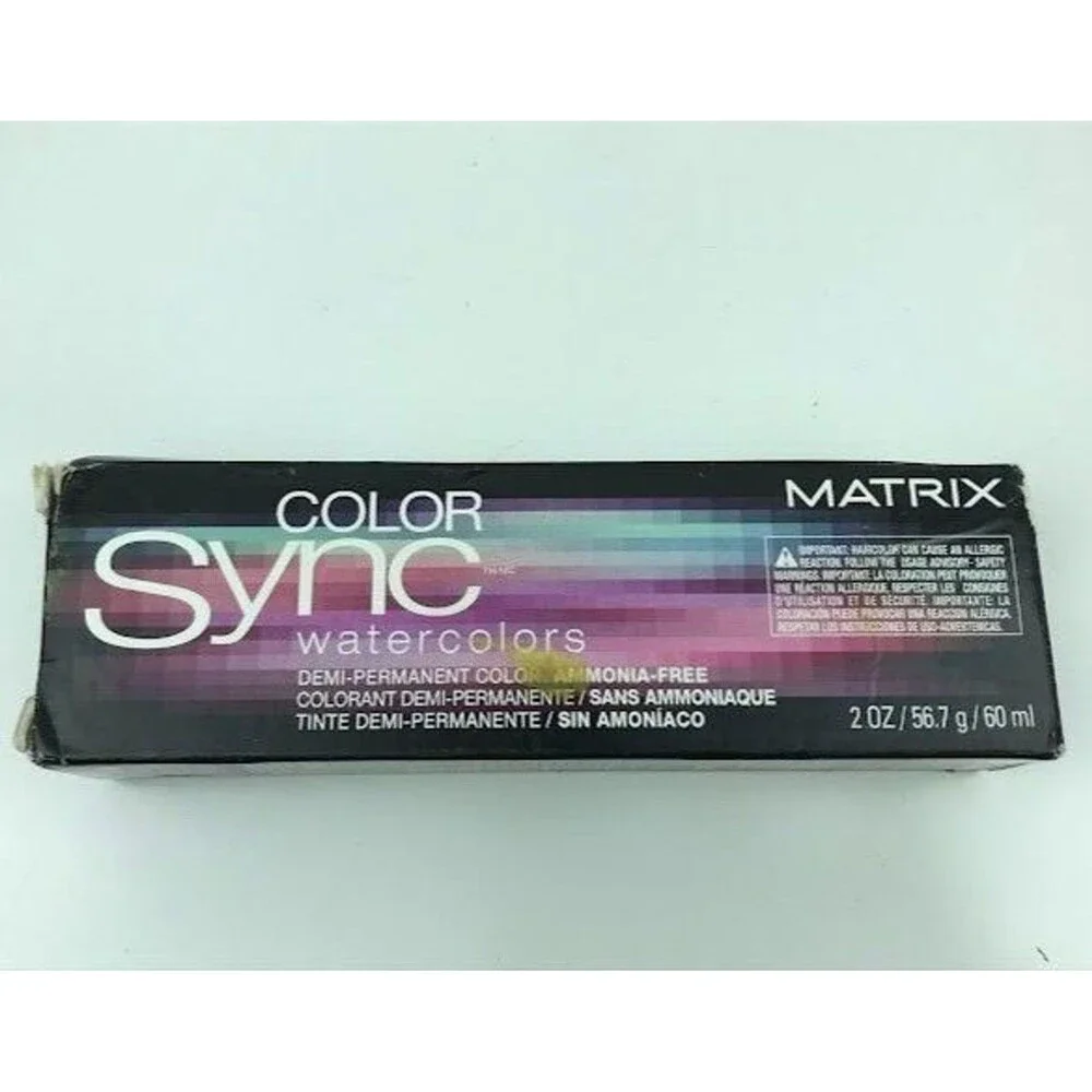Matrix Color Sync Watercolors Demi-permanent Hair Color Coral Peach 2oz - NEW